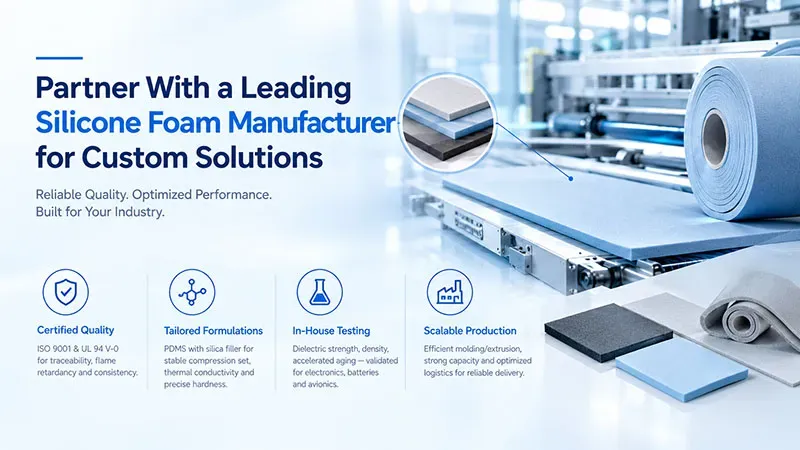 silicone foam manufacturer
